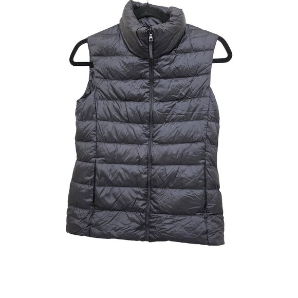 Uniqlo Ultra Light Down Puffer Vest XS Black Water-Repellent Lightweight Quilted - Picture 1 of 9